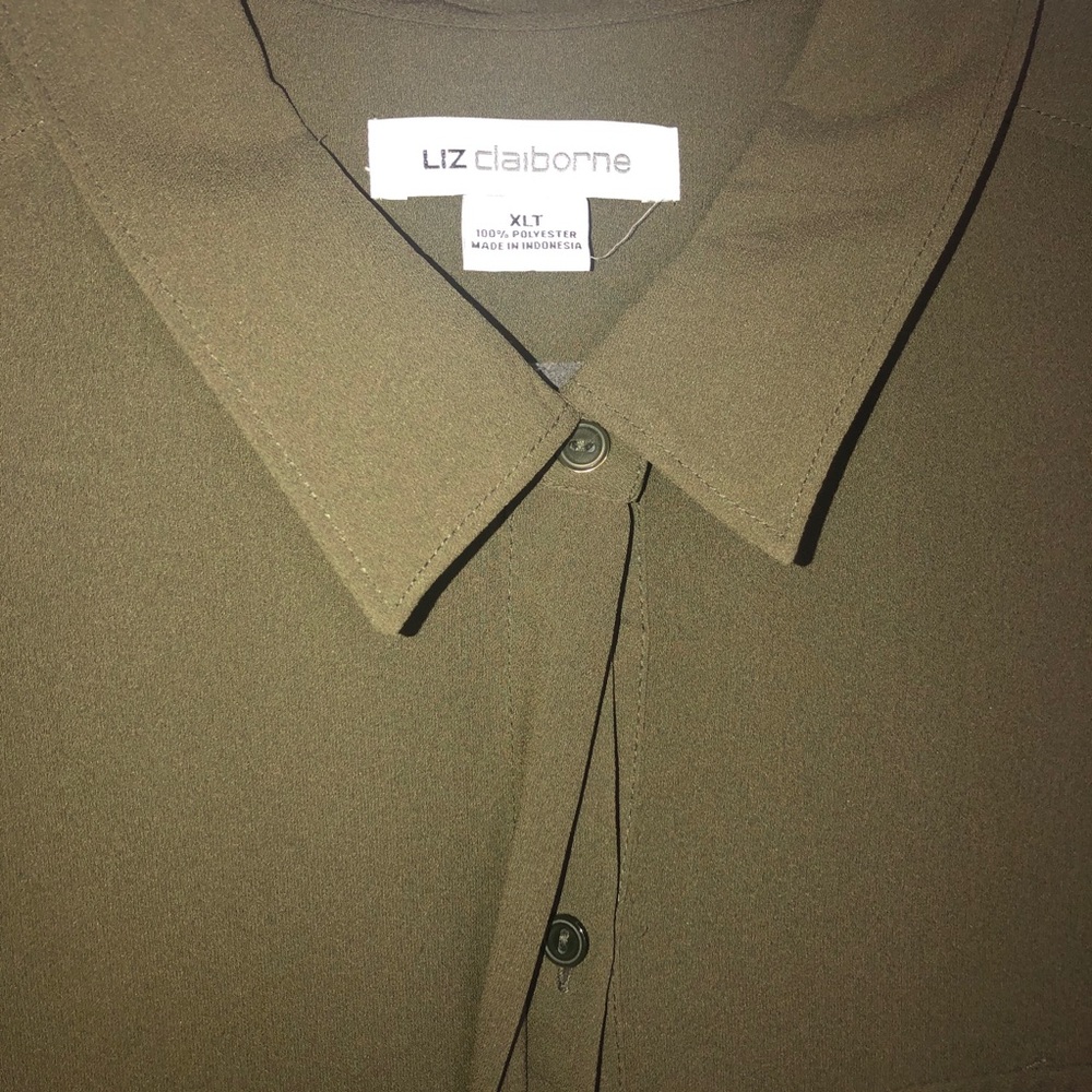*NWOT* Olive Sleeveless Tunic *Tall*